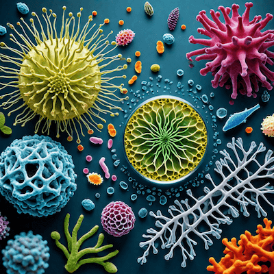 Molecular and cell biology explore the mechanisms within cells, including DNA, RNA, proteins, on a molecular level. 